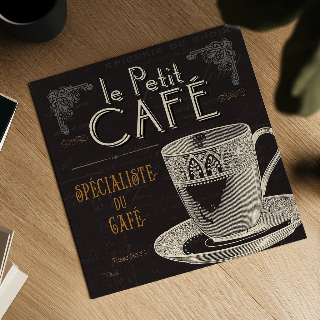 Flavors of France II by Pela Studio. Shown as a detailed flat fine art print, highlighting archival giclee quality. Available as an archival giclee rolled canvas, fine art paper, or poster print. SKU 9309a.