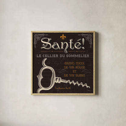 Flavors of France V by Pela Studio. Shown in a natural wood glass frame for a timeless modern aesthetic. Available as an archival giclee rolled canvas, fine art paper, or poster print. SKU 10989a.