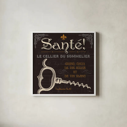 Flavors of France V by Pela Studio. Shown in a crisp white glass frame for a clean and minimalist style. Available as an archival giclee rolled canvas, fine art paper, or poster print. SKU 10989a.