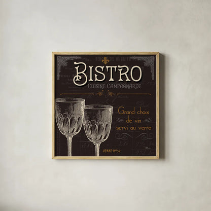 Flavors of France VI by Pela Studio. Shown in a natural wood glass frame for a timeless modern aesthetic. Available as an archival giclee rolled canvas, fine art paper, or poster print. SKU 10990a.