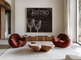 Flavors of France VI by Pela Studio. Shown as extra-large giant wall art in a modern living room. Available as an archival giclee rolled canvas, fine art paper, or poster print. SKU 10990a.