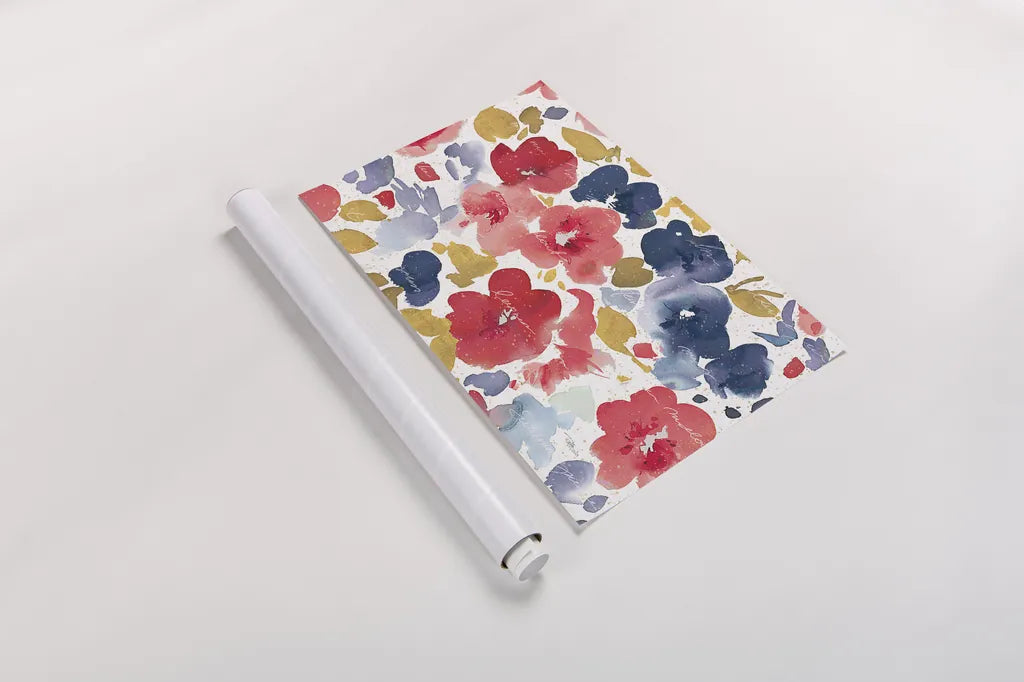 Floral Flow I by Pela Studio. shown as a rolled paper print. Available as archival giclee rolled canvas, fine art paper, or poster print. SKU 49215i.