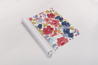 Floral Flow I by Pela Studio. shown as a rolled paper print. Available as archival giclee rolled canvas, fine art paper, or poster print. SKU 49215i.