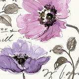 Floral Waltz Plum I by Pela Studio. SKU 8095a. Archival Giclee Fine art print for wall decor.