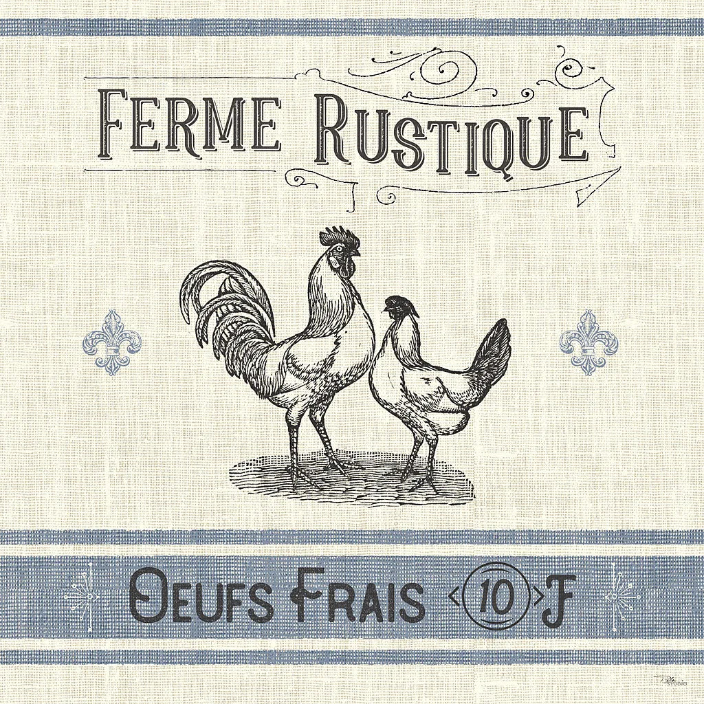 French Farmhouse II by Pela Studio. SKU 45585a. Archival Giclee Fine art print for wall decor.