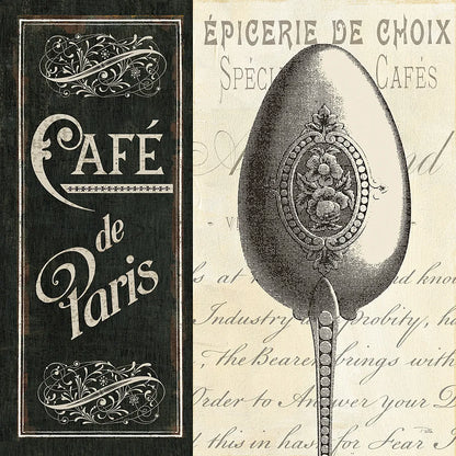 French Menu I by Pela Studio. SKU 6822a. Archival Giclee Fine art print for wall decor.