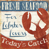 Fresh Seafood I by Pela Studio. SKU 11278a. Archival Giclee Fine art print for wall decor.