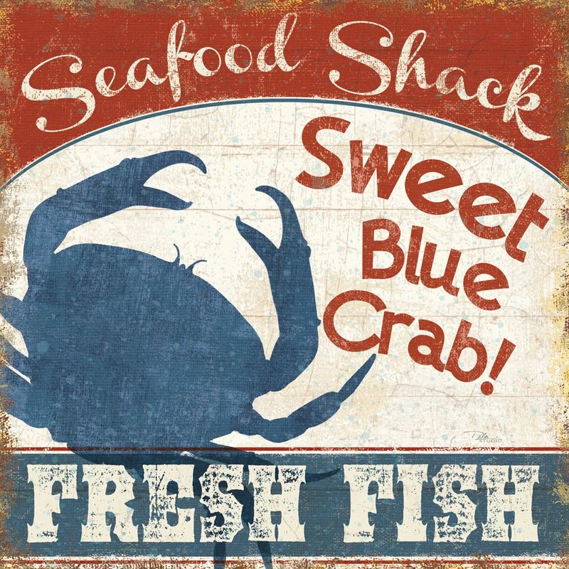 Fresh Seafood II by Pela Studio. SKU 11279a. Archival Giclee Fine art print for wall decor.