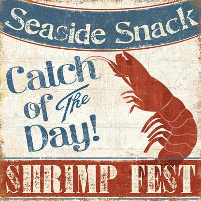 Fresh Seafood III by Pela Studio. SKU 11280a. Archival Giclee Fine art print for wall decor.