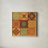 From India II by Pela Studio. Shown in a natural wood glass frame for a timeless modern aesthetic. Available as an archival giclee rolled canvas, fine art paper, or poster print. SKU 9234a.