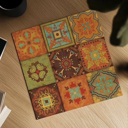 From India III by Pela Studio. Shown as a detailed flat fine art print, highlighting archival giclee quality. Available as an archival giclee rolled canvas, fine art paper, or poster print. SKU 9235a.