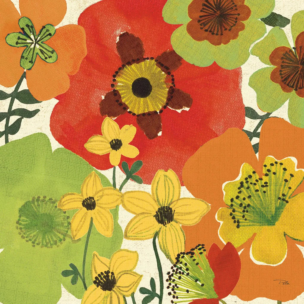 Garden Brights by Pela Studio. SKU 6869a. Archival Giclee Fine art print for wall decor.