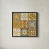 Golden Glow II by Pela Studio. Shown in a sleek black glass frame for a contemporary gallery look. Available as an archival giclee rolled canvas, fine art paper, or poster print. SKU 10487a.