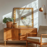 Harvest Cuties I Step 02C by Pela Studio. Shown in a mid-century modern living room setting. Available as an archival giclee rolled canvas, fine art paper, or poster print. SKU 47508a.