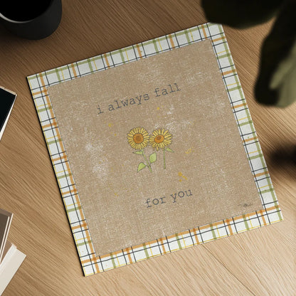 Harvest Cuties II Brown by Pela Studio. Shown as a detailed flat fine art print, highlighting archival giclee quality. Available as an archival giclee rolled canvas, fine art paper, or poster print. SKU 47509a.