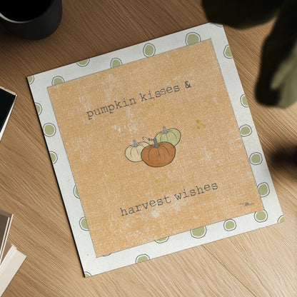 Harvest Cuties III Orange by Pela Studio. Shown as a detailed flat fine art print, highlighting archival giclee quality. Available as an archival giclee rolled canvas, fine art paper, or poster print. SKU 47510a.