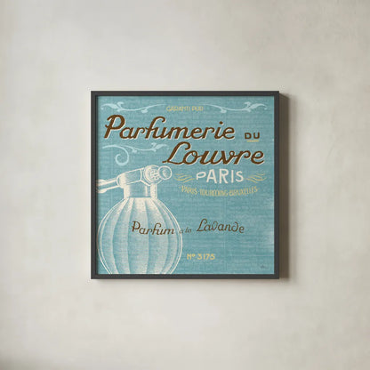 Indulge Yourself Aqua II by Pela Studio. Shown in a sleek black glass frame for a contemporary gallery look. Available as an archival giclee rolled canvas, fine art paper, or poster print. SKU 8798a.