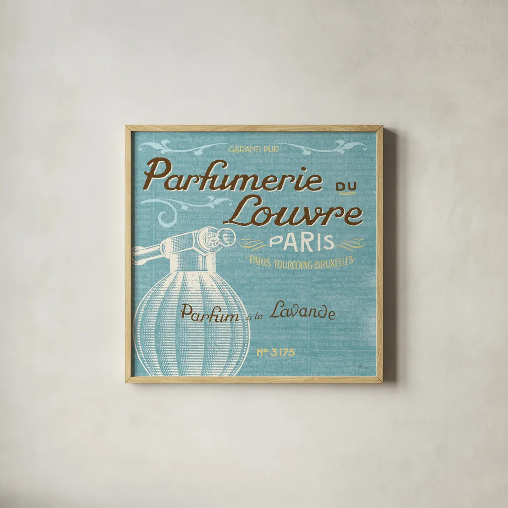 Indulge Yourself Aqua II by Pela Studio. Shown in a natural wood glass frame for a timeless modern aesthetic. Available as an archival giclee rolled canvas, fine art paper, or poster print. SKU 8798a.