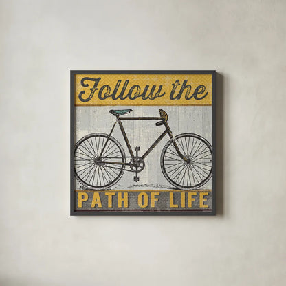 Joy Ride II by Pela Studio. Shown in a sleek black glass frame for a contemporary gallery look. Available as an archival giclee rolled canvas, fine art paper, or poster print. SKU 14837a.