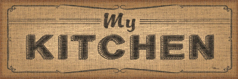 La Cuisine Burlap IV by Pela Studio
