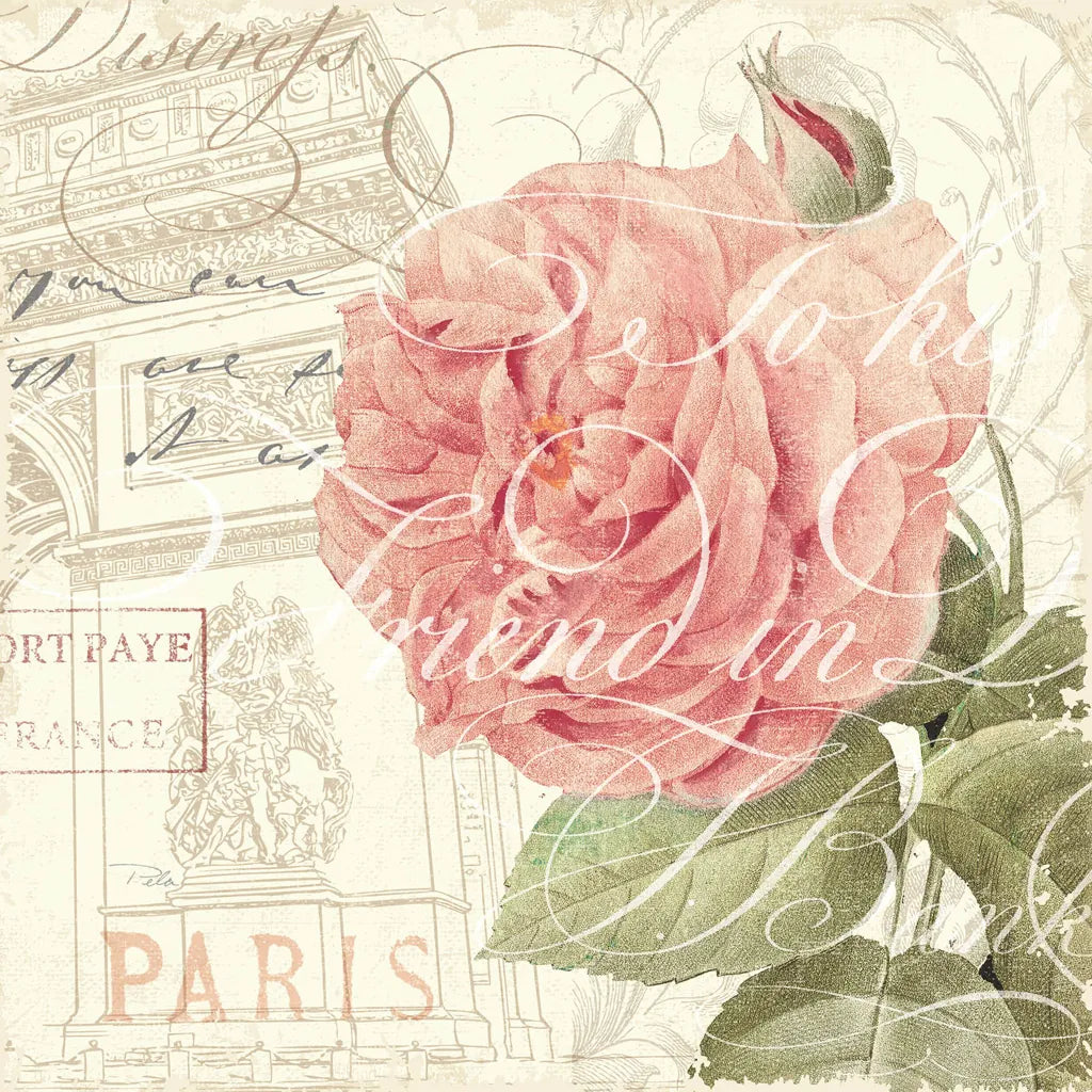 La Vie En Rose II by Pela Studio. SKU 8973a. Archival Giclee Fine art print for wall decor.