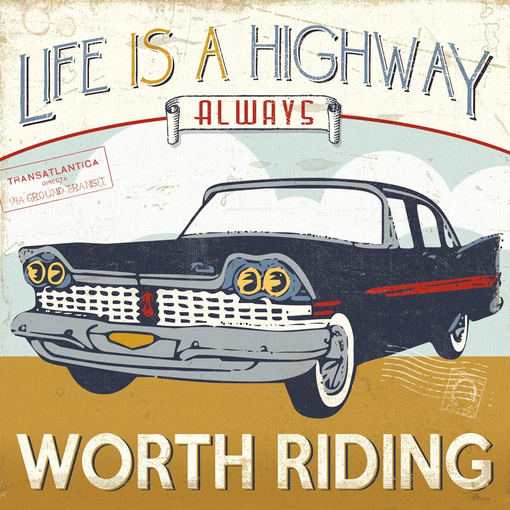 Lets Travel III by Pela Studio. SKU 10863a. Archival Giclee Fine art print for wall decor.