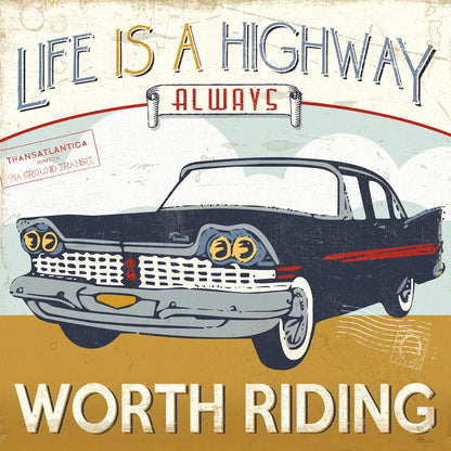 Lets Travel III by Pela Studio. SKU 10863a. Archival Giclee Fine art print for wall decor.