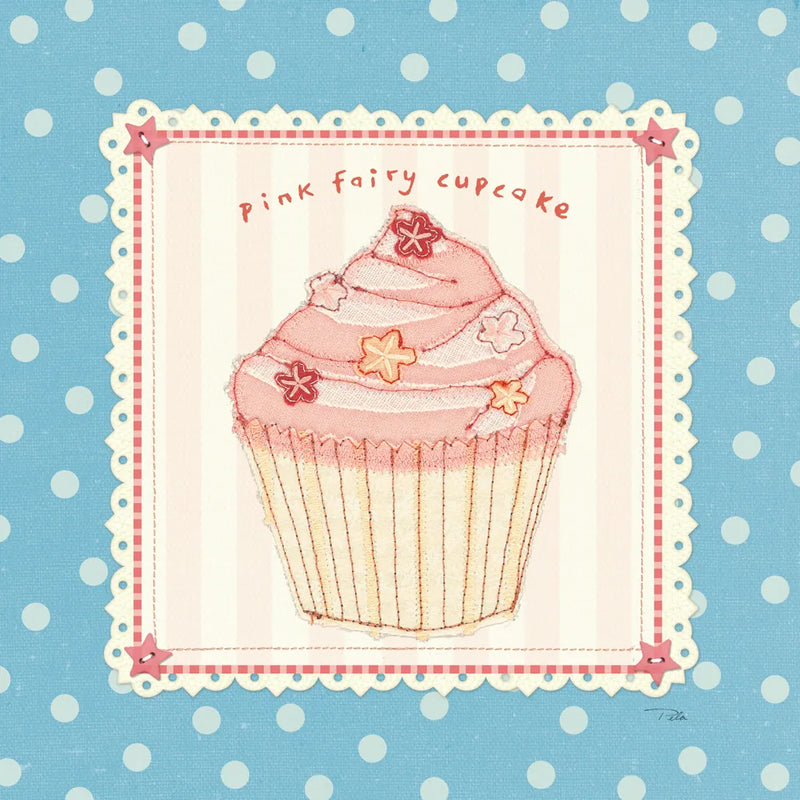 Lil Cupcakes III by Pela Studio. SKU 29480a. Archival Giclee Fine art print for wall decor.