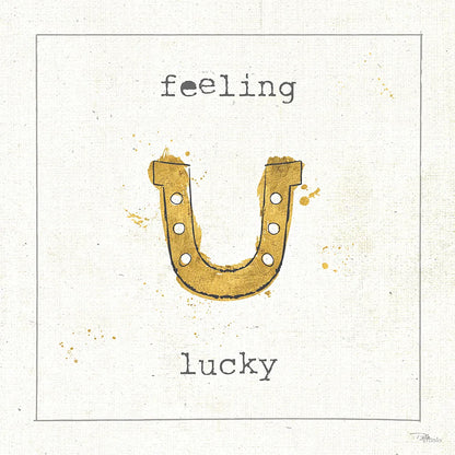 Lil Memos Feeling Lucky by Pela Studio. SKU 28479a. Archival Giclee Fine art print for wall decor.