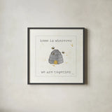 Lil Memos I by Pela Studio. Shown in a sleek black glass frame for a contemporary gallery look. Available as an archival giclee rolled canvas, fine art paper, or poster print. SKU 18544a.