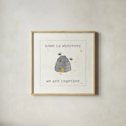 Lil Memos I by Pela Studio. Shown in a natural wood glass frame for a timeless modern aesthetic. Available as an archival giclee rolled canvas, fine art paper, or poster print. SKU 18544a.