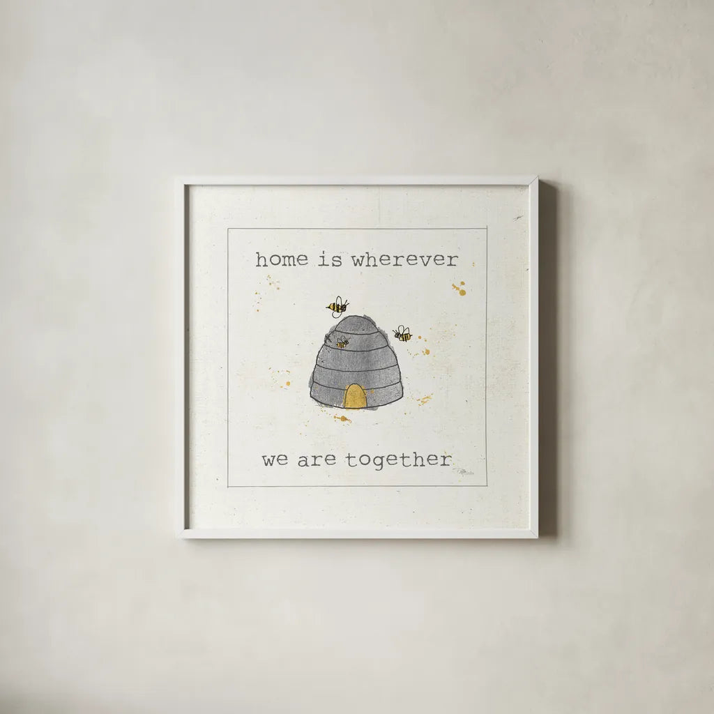 Lil Memos I by Pela Studio. Shown in a crisp white glass frame for a clean and minimalist style. Available as an archival giclee rolled canvas, fine art paper, or poster print. SKU 18544a.