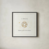 Lil Sweeties II by Pela Studio. Shown in a sleek black glass frame for a contemporary gallery look. Available as an archival giclee rolled canvas, fine art paper, or poster print. SKU 25329a.