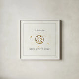 Lil Sweeties II by Pela Studio. Shown in a crisp white glass frame for a clean and minimalist style. Available as an archival giclee rolled canvas, fine art paper, or poster print. SKU 25329a.