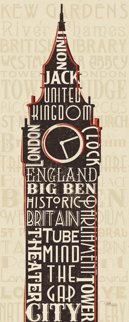 London City Words II by Pela Studio