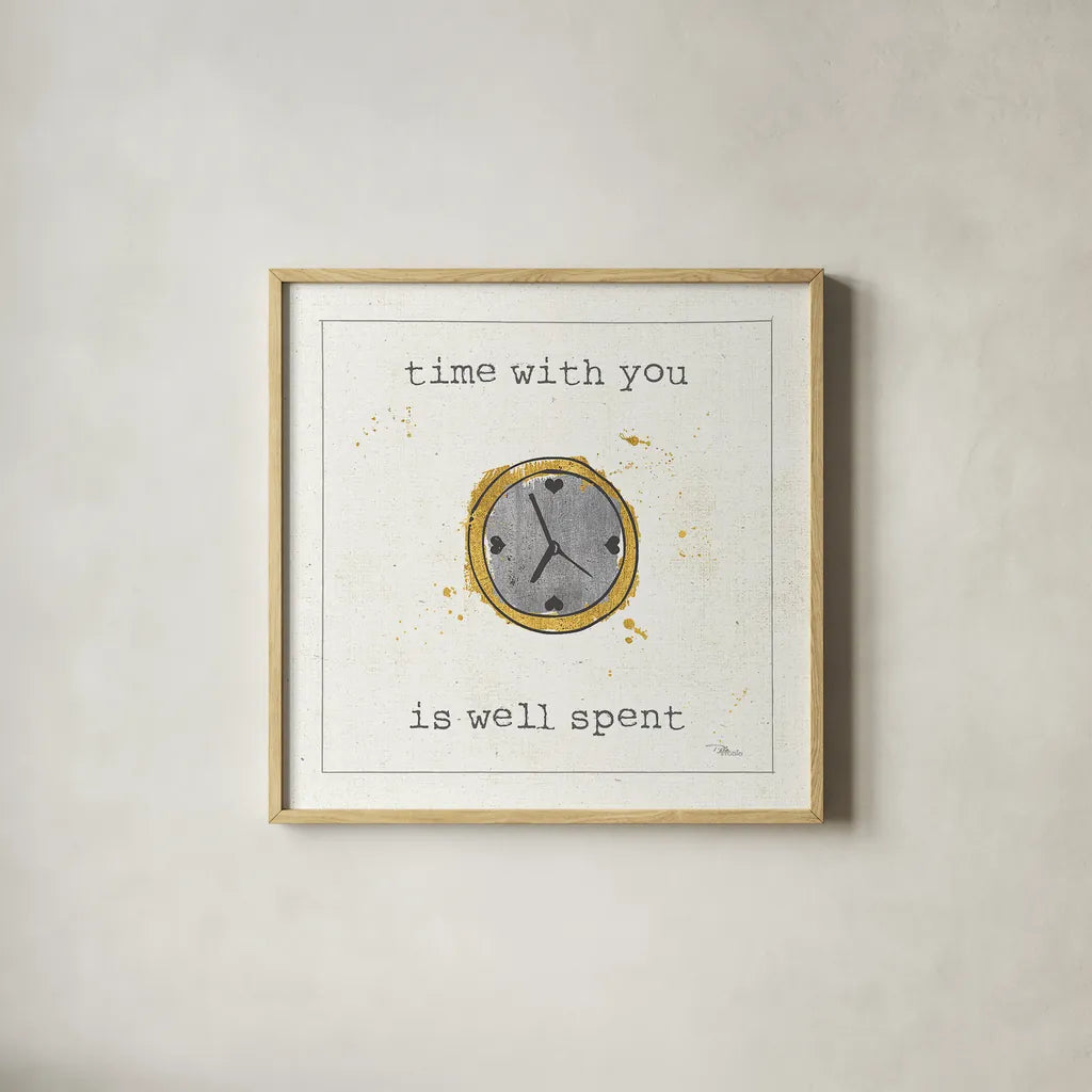 Love Notes X by Pela Studio. Shown in a natural wood glass frame for a timeless modern aesthetic. Available as an archival giclee rolled canvas, fine art paper, or poster print. SKU 17211a.