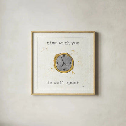 Love Notes X by Pela Studio. Shown in a natural wood glass frame for a timeless modern aesthetic. Available as an archival giclee rolled canvas, fine art paper, or poster print. SKU 17211a.