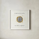 Love Notes X by Pela Studio. Shown in a crisp white glass frame for a clean and minimalist style. Available as an archival giclee rolled canvas, fine art paper, or poster print. SKU 17211a.