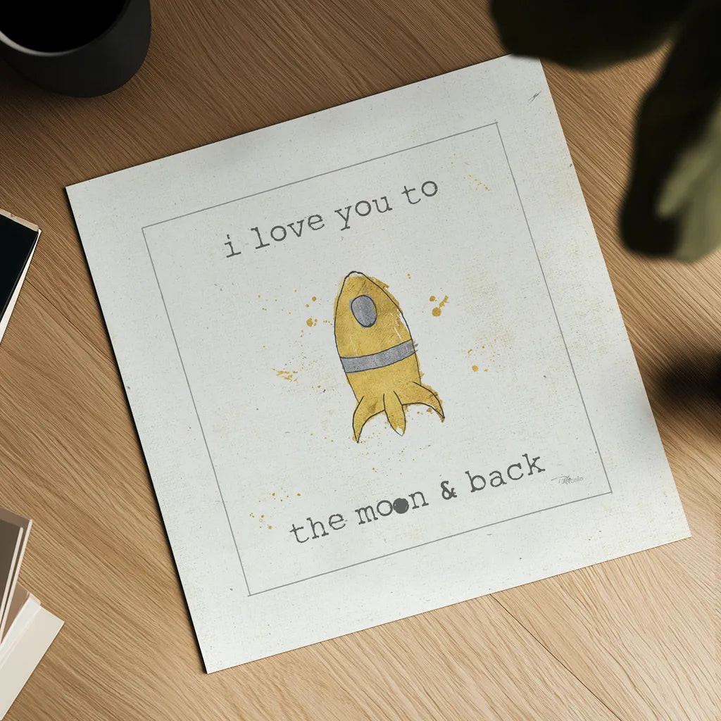 Love Notes XII by Pela Studio. Shown as a detailed flat fine art print, highlighting archival giclee quality. Available as an archival giclee rolled canvas, fine art paper, or poster print. SKU 17989a.