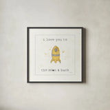 Love Notes XII by Pela Studio. Shown in a sleek black glass frame for a contemporary gallery look. Available as an archival giclee rolled canvas, fine art paper, or poster print. SKU 17989a.