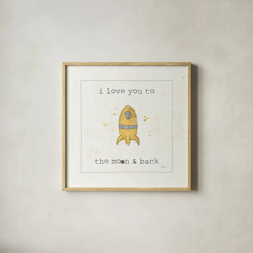 Love Notes XII by Pela Studio. Shown in a natural wood glass frame for a timeless modern aesthetic. Available as an archival giclee rolled canvas, fine art paper, or poster print. SKU 17989a.