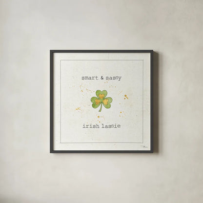 Lucky Cuties I by Pela Studio. Shown in a sleek black glass frame for a contemporary gallery look. Available as an archival giclee rolled canvas, fine art paper, or poster print. SKU 38552a.