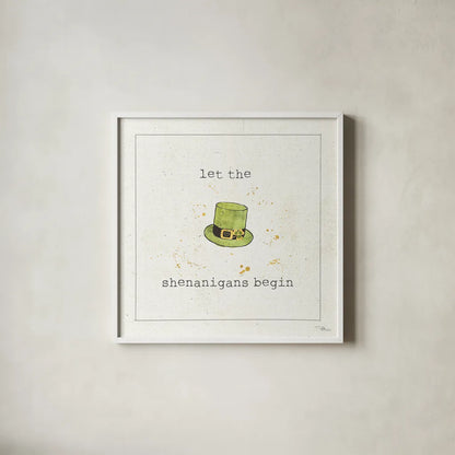 Lucky Cuties II by Pela Studio. Shown in a crisp white glass frame for a clean and minimalist style. Available as an archival giclee rolled canvas, fine art paper, or poster print. SKU 39264a.