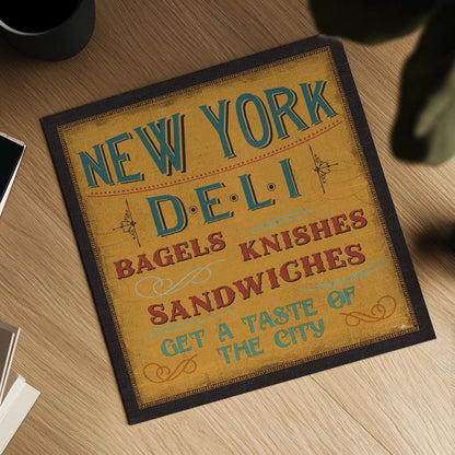 Lunchtime in Color III by Pela Studio. Shown as a detailed flat fine art print, highlighting archival giclee quality. Available as an archival giclee rolled canvas, fine art paper, or poster print. SKU 11959a.