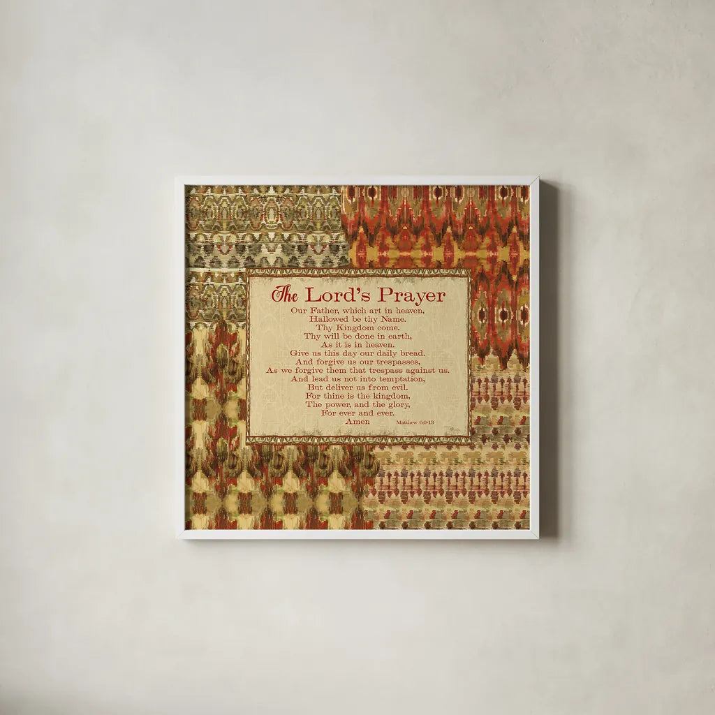 Mirage Words III Sq by Pela Studio. Shown in a crisp white glass frame for a clean and minimalist style. Available as an archival giclee rolled canvas, fine art paper, or poster print. SKU 28354a.