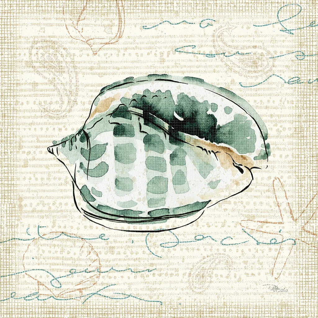 Ocean Prints I by Pela Studio. SKU 10726a. Archival Giclee Fine art print for wall decor.