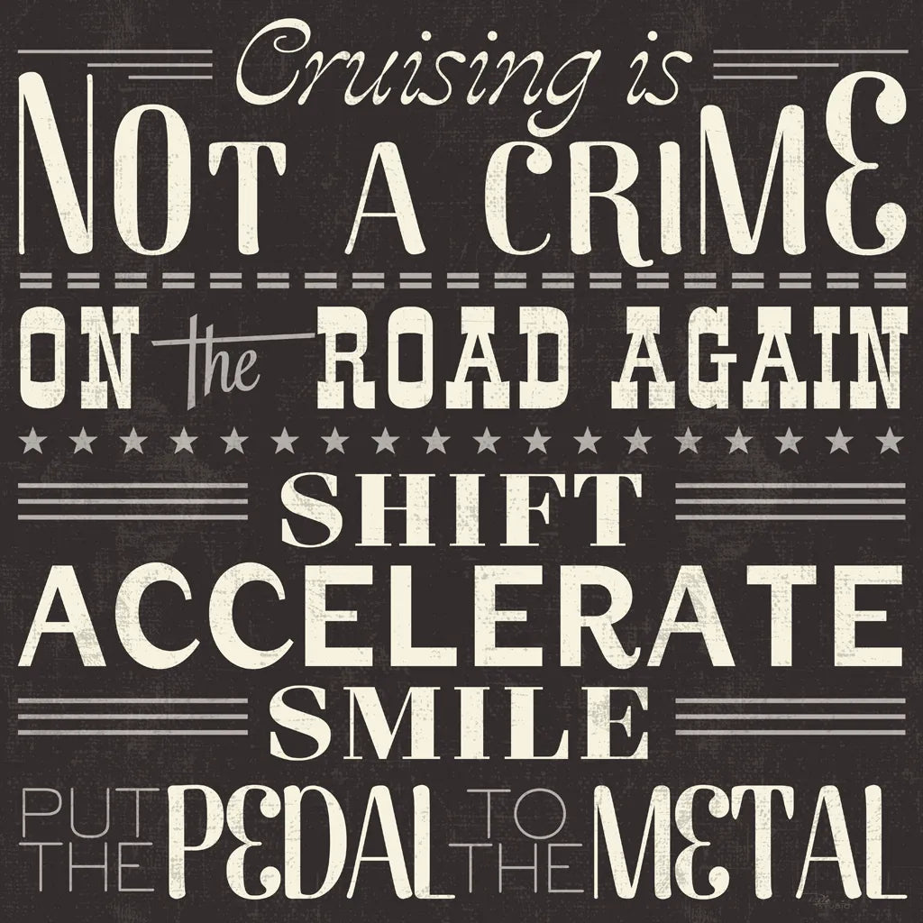 On the Road Again III by Pela Studio. SKU 19973a. Archival Giclee Fine art print for wall decor.