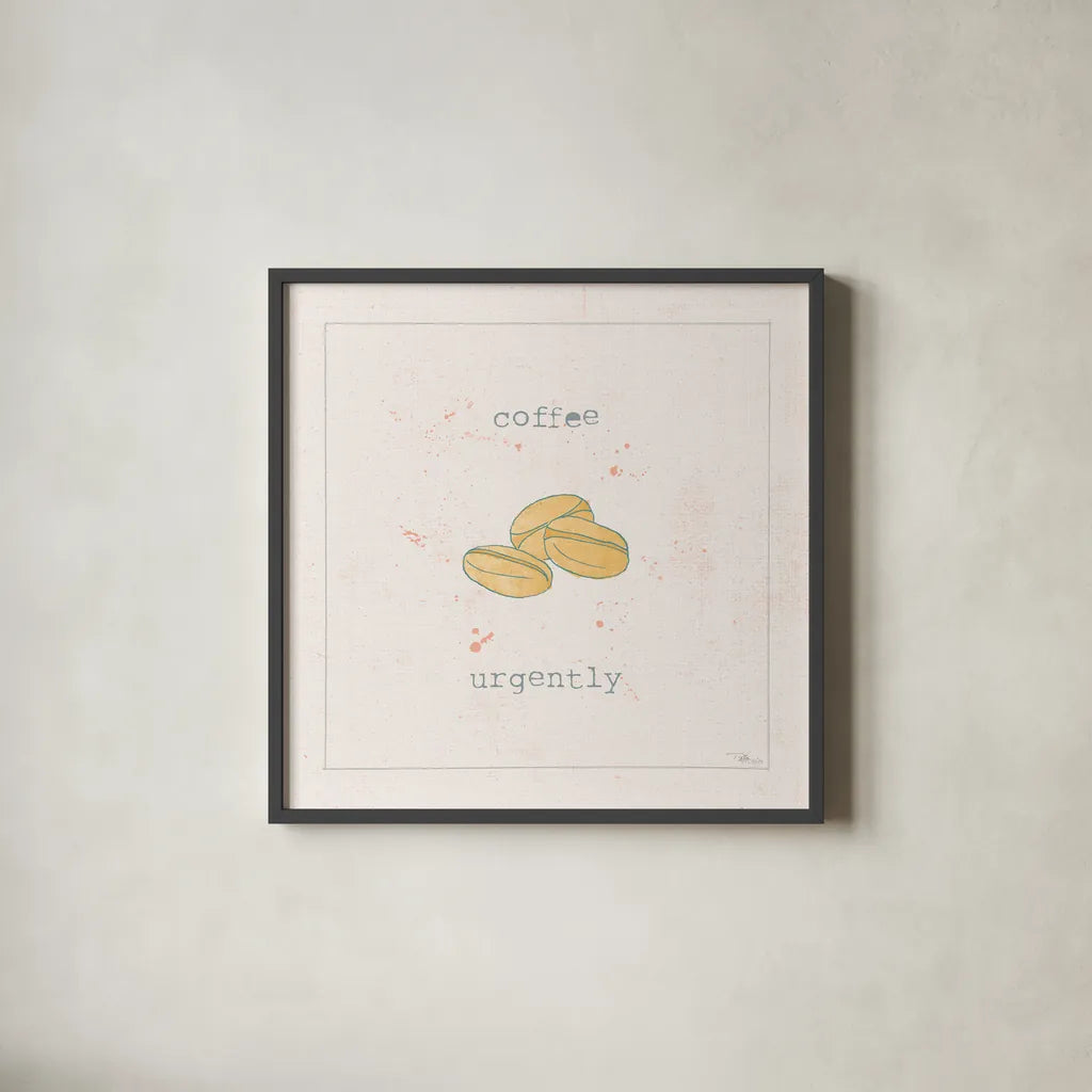 Opposite Cuties V Pastel by Pela Studio. Shown in a sleek black glass frame for a contemporary gallery look. Available as an archival giclee rolled canvas, fine art paper, or poster print. SKU 56984a.