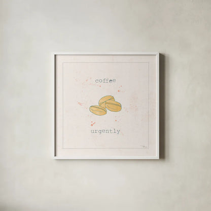 Opposite Cuties V Pastel by Pela Studio. Shown in a crisp white glass frame for a clean and minimalist style. Available as an archival giclee rolled canvas, fine art paper, or poster print. SKU 56984a.