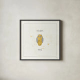 Opposites Cuties III by Pela Studio. Shown in a sleek black glass frame for a contemporary gallery look. Available as an archival giclee rolled canvas, fine art paper, or poster print. SKU 25113a.